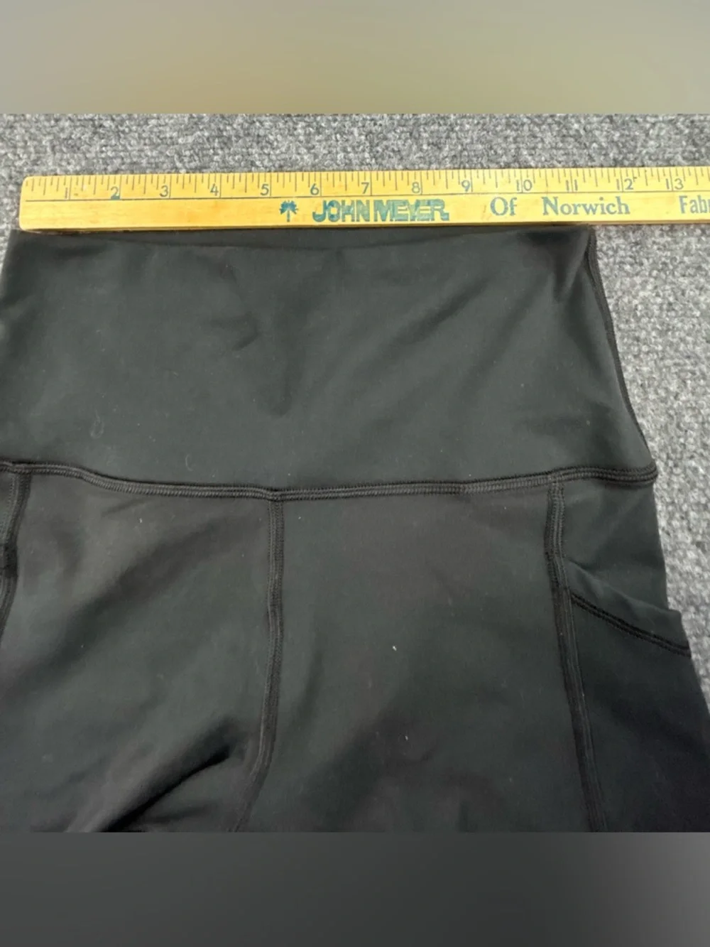 OFFLINE By Aerie The Hugger High Waisted Pocket Bike Short in Black, size M